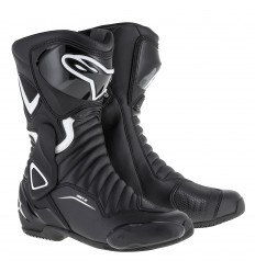 Botas Alpinestars SMX plus v2 negras blancas rojas fluor - Motos Cano Sport