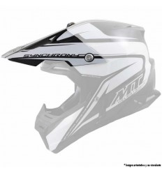 Visera Casco Mt Synchrony Crazy Blanco Brillo