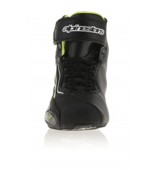 Botas Ciudad Alpinestars Faster-2 Negro Blanco Amarillo Fluor