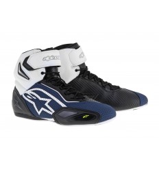 Botas Ciudad Alpinestars Ventiladas Faster-2 Negro Navy Blanco Amarillo Fluor