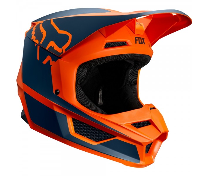 Casco Motocross Fox Yth V1 Przm Helmet Infantil Naranja |20084-009|