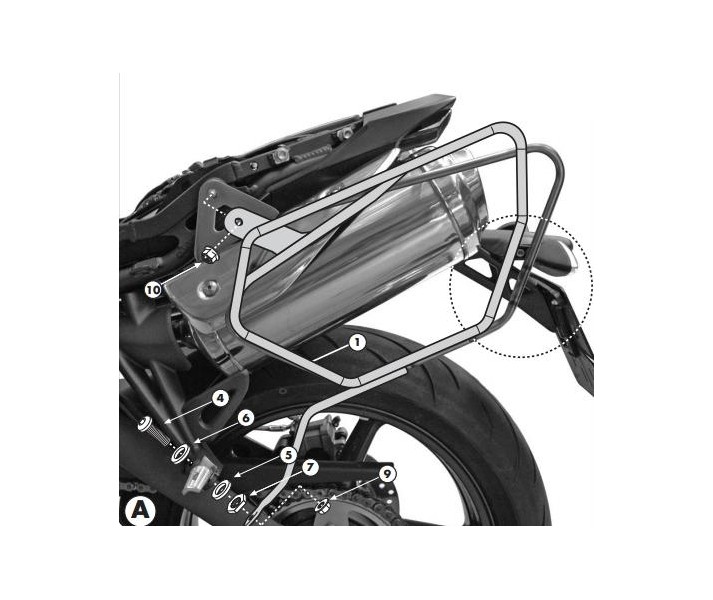 Soporte Alforjas Givi Easylock Para Triumph Street Triple 675 07 a 12 |TE705|
