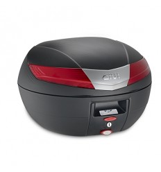 Maleta Givi MonoKey 40 Litros V40 Negro Base N con Catadioptrico Rojo V40N