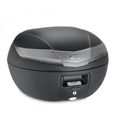 Maleta Givi MonoKey 40 Litros V40 Negro Base N con Catadioptrico Ahumado V40NT