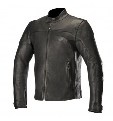 Chaqueta Alpinestars Brera Airflow Leather Jacket Negro Oscuro Gris|3107118-111|