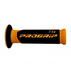 Par Puños Scooter PROGRIP BICOLOR Negro/Naranja Fluor |CA0732.NE/NAF|