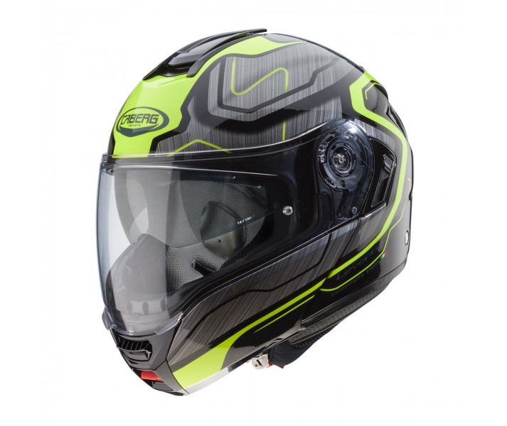 Casco Caberg Levo Flow Negro / Antracita / Amarillo Fluor|34910806|