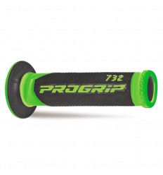 Par Puños Scooter PROGRIP BICOLOR Negro/Verde Fluor |CA0732.NE/VE|