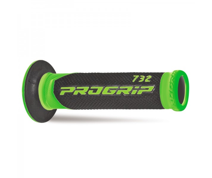 Par Puños Scooter PROGRIP BICOLOR Negro/Verde Fluor CA0732.NE/VEF 2016