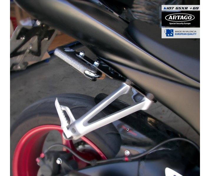 Soporte Para Candado Artago Kit Integracion 69 Suzuki Gsx-R600-750-1000