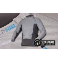 Camiseta Térmica Forcefield Tornado Advance Gris/Azul |FF5021TSH|