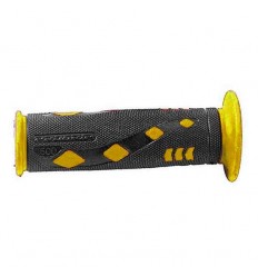 Par Puños Pro-Grip Scooter Bicolor Negro Amarillo |CA0600|