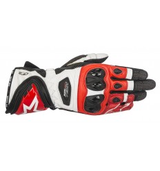 Guantes Alpinestars Supertech Gloves Negro Blanco Rojo |3556017-123|