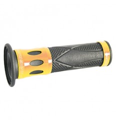 Par Puños Pro-Grip Superbike Aluminio Oro/Negro Taladrado |CA0728.OR|