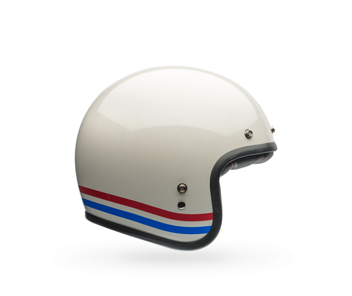 Casco Bell Custom 500 Stripes Blanco Perla