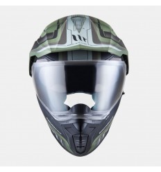 Casco MT Synchrony Duo Sport Tourer Verde Militar Mate/Negro |10853159|