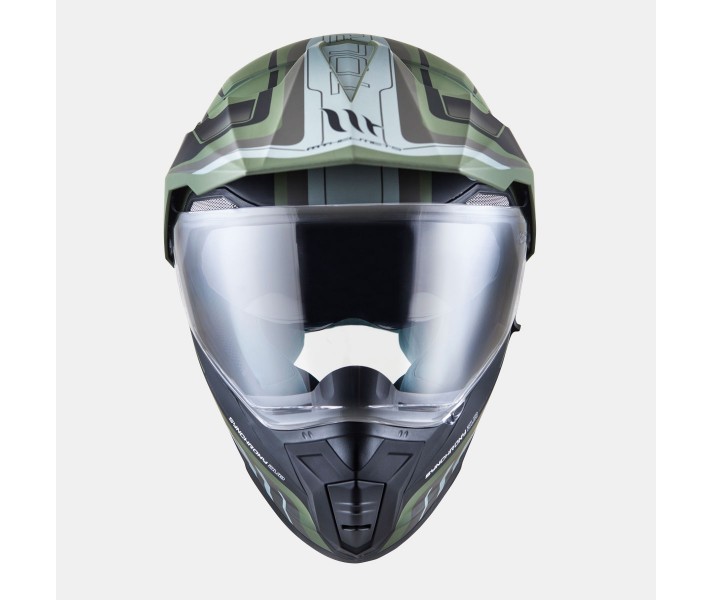 Casco MT Synchrony Duo Sport Tourer Verde Militar Mate/Negro |10853159|