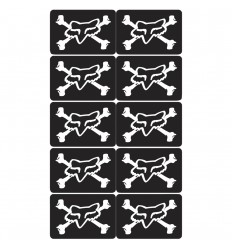 Adhesivo Fox Fox Mini Skulls Stickers Sheet Negro |14010-001|