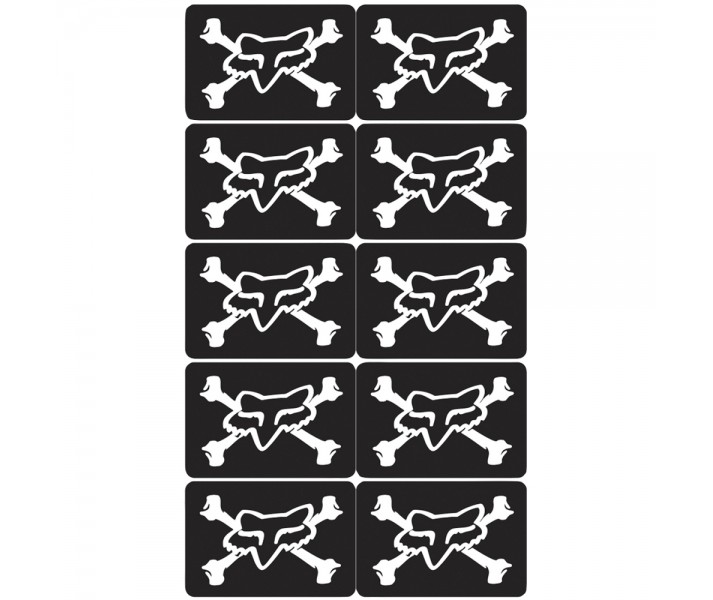 Adhesivo Fox Fox Mini Skulls Stickers Sheet Negro |14010-001|