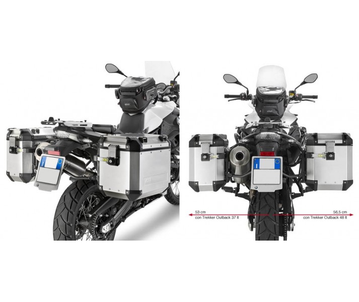 Portamaletas lateral Givi Camside18 Outback Bmw F Gs 650 700 800 08 a 13 |PL5103