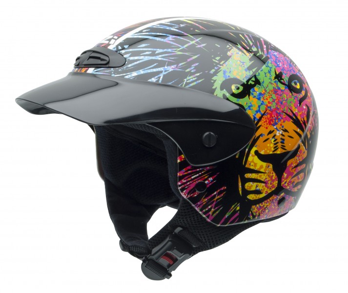 Casco NZI Single Jr Graphics Peak Lion Brillo |050272G508|