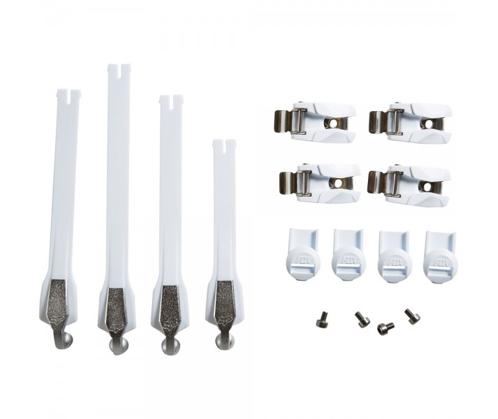 Recambio Bota Fox Instinct Strap Kit (8Pc) Blanco Plata |20365-548|