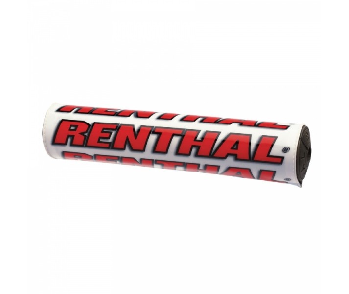 Protector Manillar Renthal sx Pad Blanco/Rojo (240Mm) |P263|