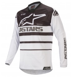 Camiseta Alpinestars Racer Supermatic Blanco Negro |3761520-21|