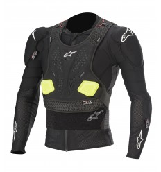 Peto Alpinestars Bionic Pro V2 Protection Jacket Negro Amarillo Fluo |6506620-15