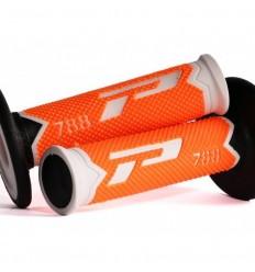 Par Puños Pro-Grip Cross Tricolor Blanco/Naranja Fl/Negro |CA0788.B/NF/N|