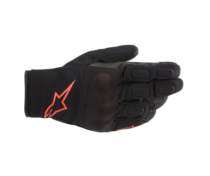 Guantes Alpinestars SMX Z Drystar Negro / Blanco / Rojo Flúor