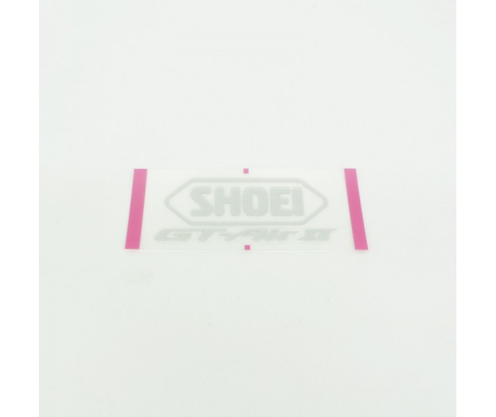 Recambio Shoei Logo Shoei Posterior Gt-Air 2 Gris Plata |090GT2RSTSLV|