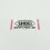 Recambio Shoei Logo Shoei Posterior Gt-Air 2 Negro |090GT2RSTBLK|