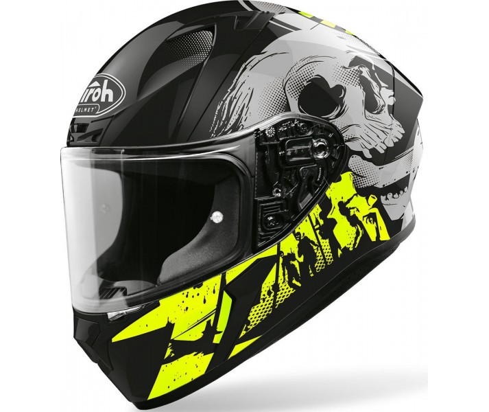 Casco Integral Airoh Akuna Amarillo Brillo |VAA31| - Fabregues Motos