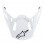 Visera Casco Alpinestars S-M10/S-M8 Solid Blanco |8981019-2180|