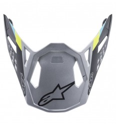 Visera Casco Alpinestars S-M8 Contact Plata Mate |8981219-1098|