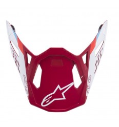 Visera Casco Alpinestars S-M8 Contact Rojo Mate |8981219-3000|