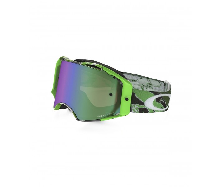 Máscara Oakley Airbrake Tomac Signature Neon Verde Lente Prizm Jade |OO7046-40|