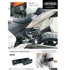 Soporte para candado Artago Kit integracin 69 Kawasaki Z1000 07-09Z750 07 Ref KZ