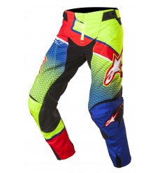Pantalones Motocross Alpinestars Techstar Venom Pants Azul Amarillo Fluor Rojo 2 |3720017-754|