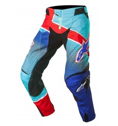 Pantalones Alpinestars Techstar Venom Pants Azul Cyan Rojo |3720017-773|
