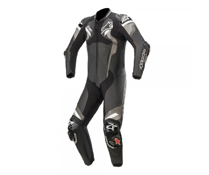 Mono Alpinestars Atem V4 Leather Suit 1pc Negro Gris |3156520-1004|