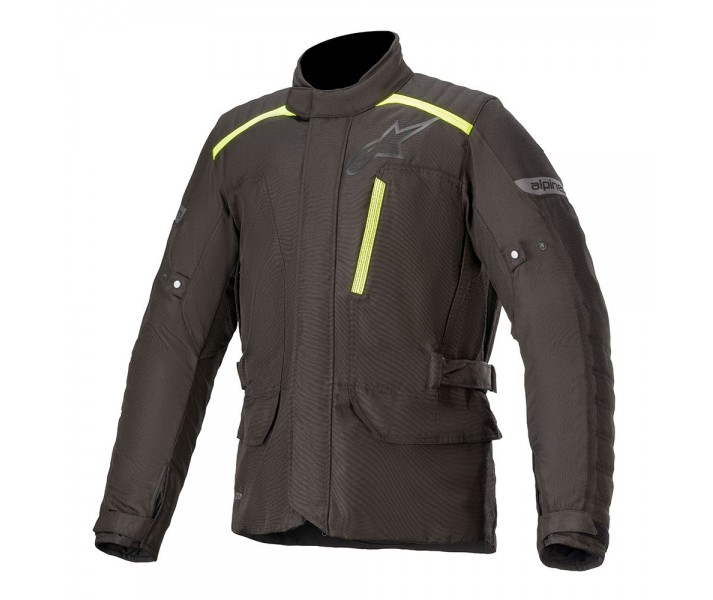 Chaqueta Alpinestars Gravity Drystar Negro Amarillo |3203720-155|