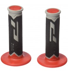 Par Puños Pro-Grip Cross Tricolor Rojo/Gris/Negro 2016