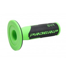 Par Puños Pro-Grip Cross Bicolor Negro/Verde 2016