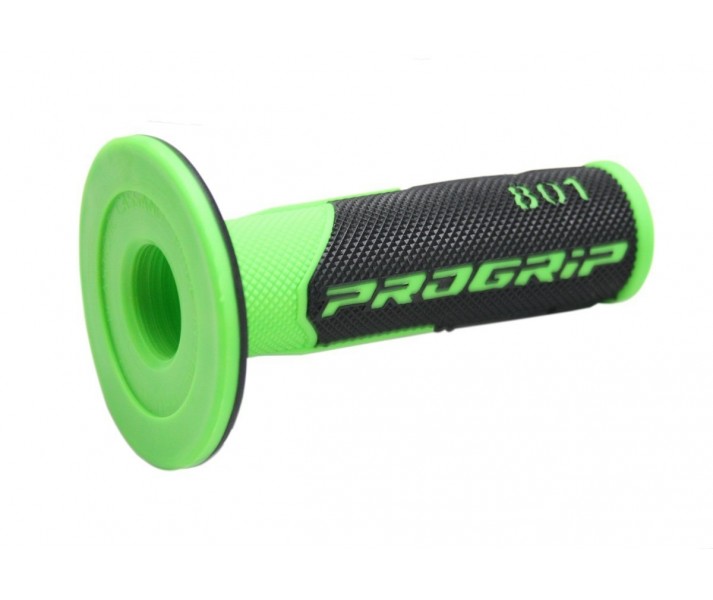 Par Puños Pro-Grip Cross Bicolor Negro/Verde 2016