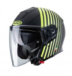 Casco Caberg Flyon Bakari Negro Amarillo Fluor |34904406|