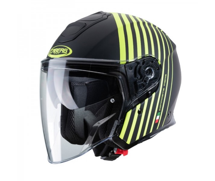 Casco Caberg Flyon Bakari Negro Amarillo Fluor |34904406|