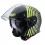 Casco Caberg Flyon Bakari Negro Amarillo Fluor |34904406|