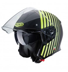 Casco Caberg Flyon Bakari Negro Amarillo Fluor |34904406|